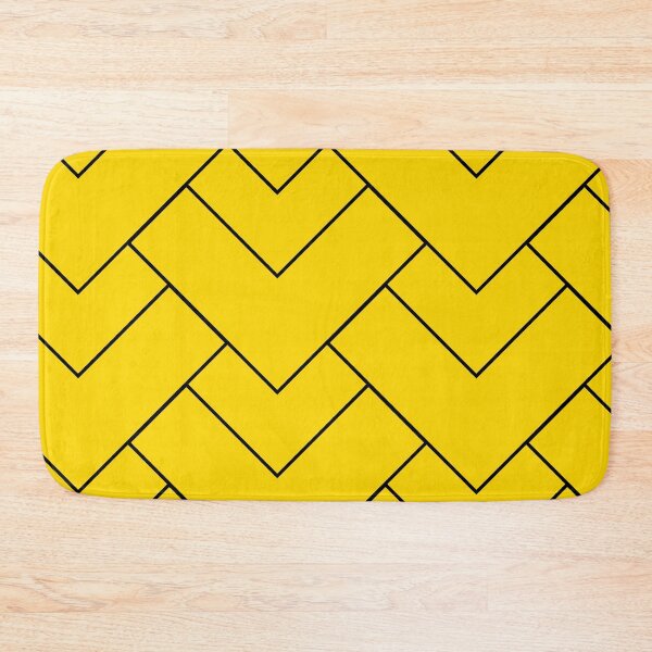 Item preview, Golden Yellow Geometric Abstract Pattern. designed and sold by ARichArts.