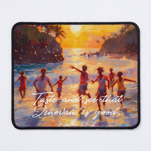 Item preview, "Taste and see that Jehovah is good" Psalm 34:8 designed and sold by Paper Bee Gift Shop.