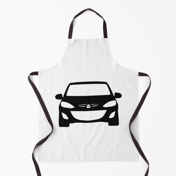Item preview, Mazda 2 Demio 2010-2014 front black silhouette designed and sold by EdimDesign.