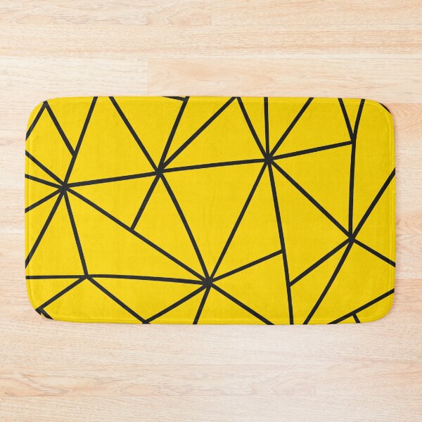 Item preview, Golden Yellow Geometric Abstract Pattern. designed and sold by ARichArts.