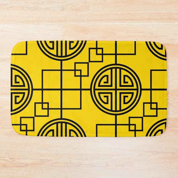 Item preview, Golden Yellow Geometric Abstract Pattern. designed and sold by ARichArts.