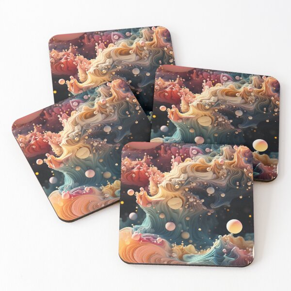 Item preview, Cosmic Fluidity: Foampunk Dream Illustration designed and sold by YYWDesigns.