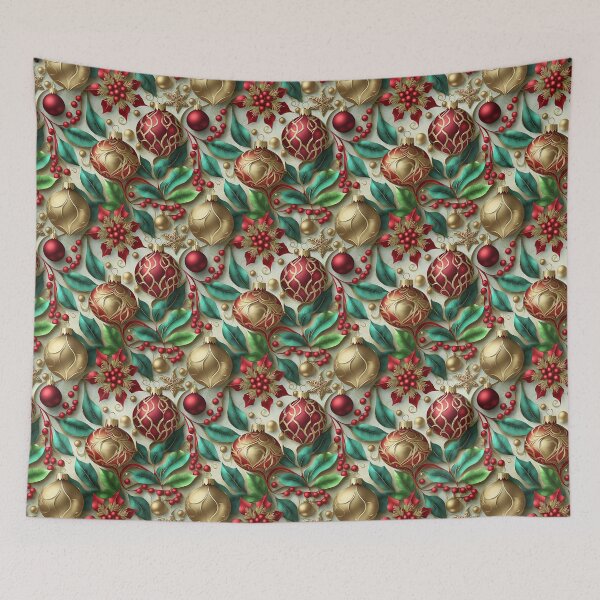 Item preview, Classy Christmas deco pattern designed and sold by Bratak.