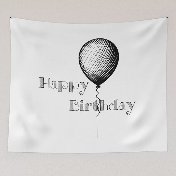 Item preview, Happy Birthday (Classic) with Black Lettering designed and sold by VelvetRoom.