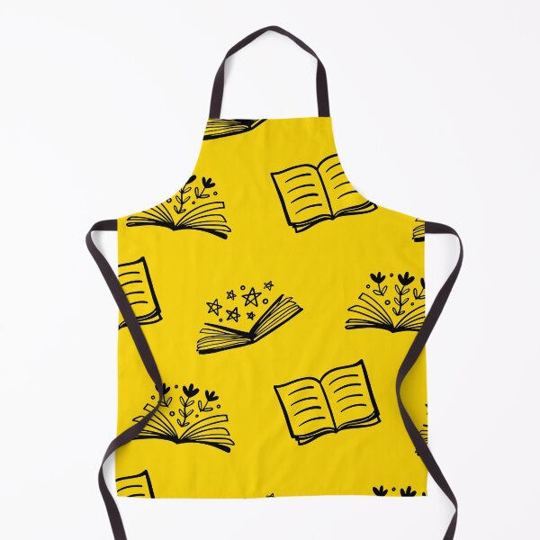 Item preview, Golden Yellow Books Pattern. designed and sold by ARichArts.