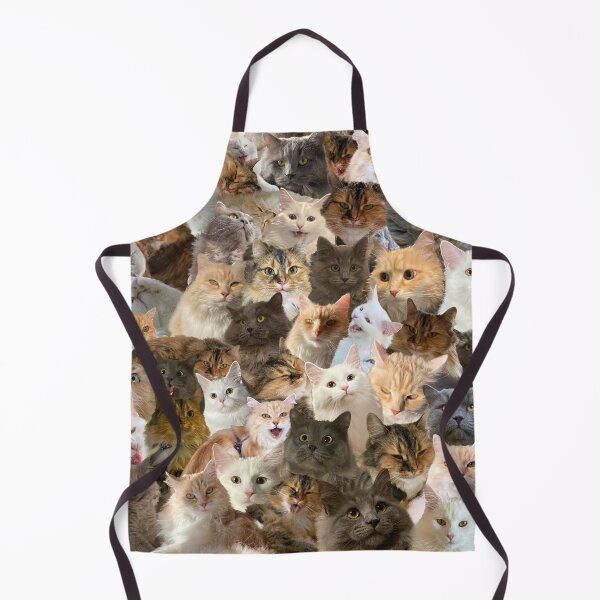 Item preview, Fluffy cat pattern designed and sold by TicaCreations.