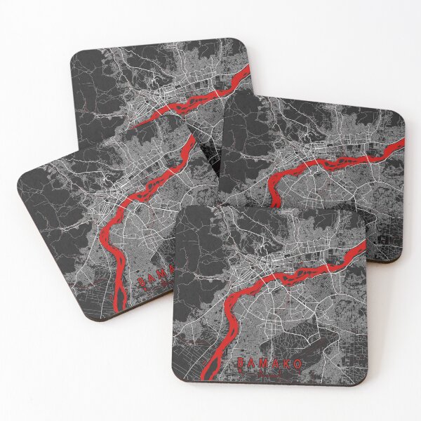 Item preview, Bamako City Map of Mali - Oriental designed and sold by deMAP.