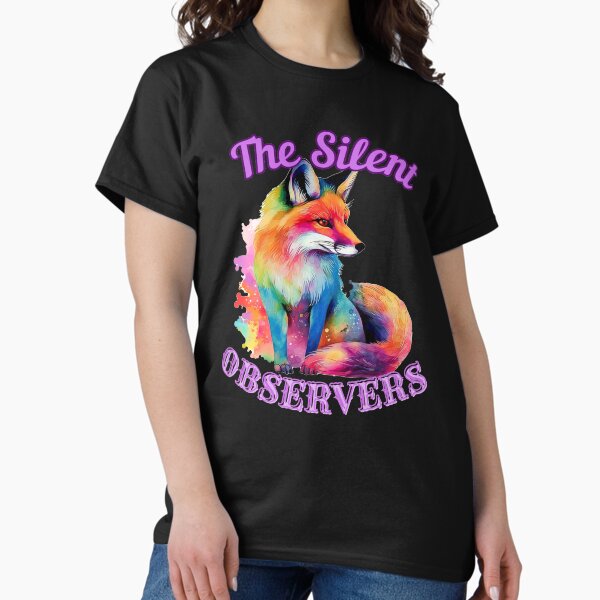 The Silent Observers. fox watercolor Classic T-Shirt