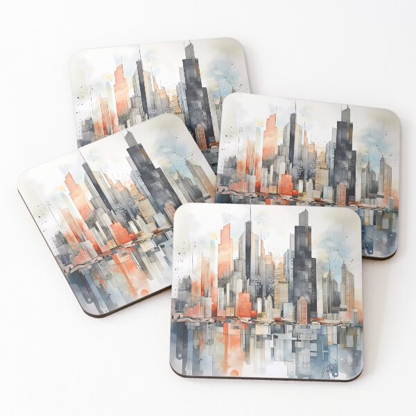 Item preview, "Rippled Realms" - Chicago's Dualistic Dream designed and sold by edge-studios.