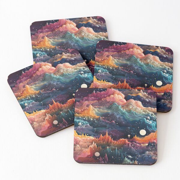 Item preview, Psychedelic Spacescape: Fluid Cosmic Journey designed and sold by YYWDesigns.