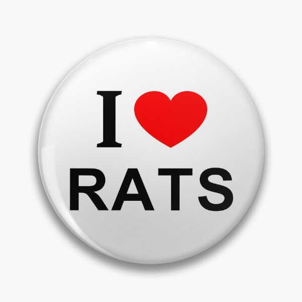 Item preview, I ❤️ RATS I LOVE RATS I HEART RATS designed and sold by usernamenaijan.