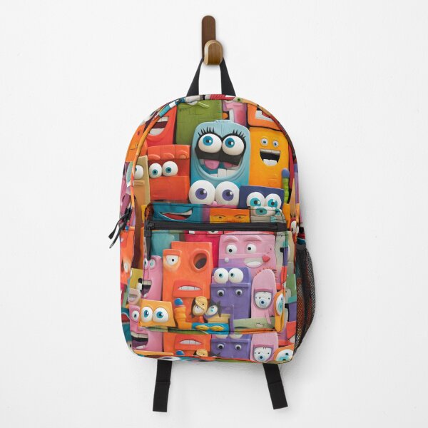 Item preview, Cartoons cute funny square characters designed and sold by DigitalArtAJP.