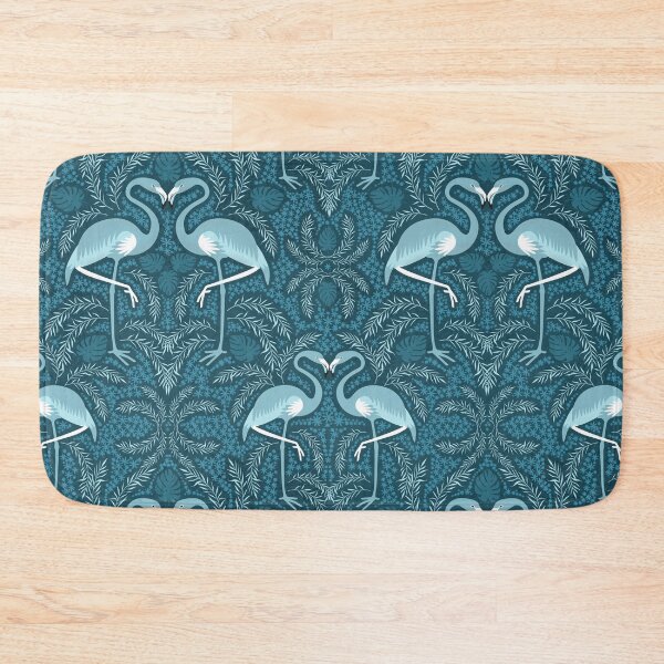 Item preview, Flamingo tropics - Casal Blue designed and sold by Carina Parry Studios.