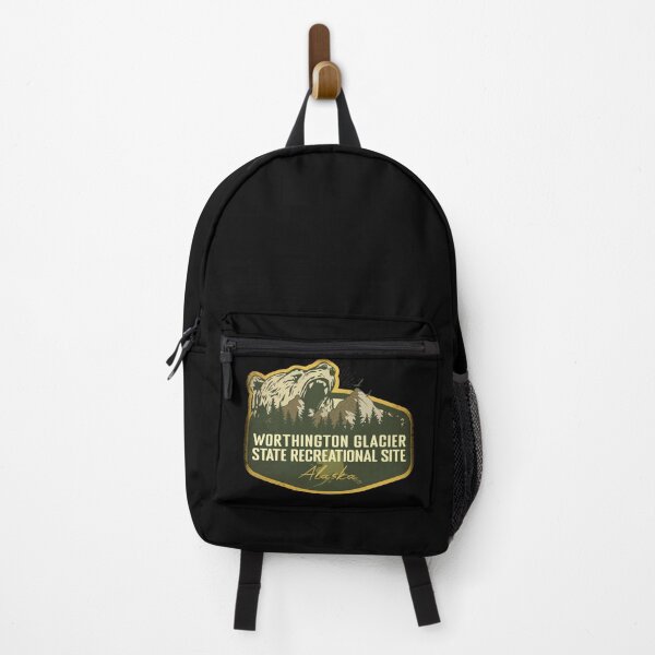 Item preview, Worthington Glacier State Recreation Site Alaska Camping Retro designed and sold by mountainfad.