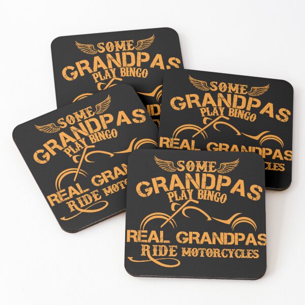 Item preview, SOME GRANDPAS PLAY BINGO REAL GRANDPAS RIDE MOTORCYCLES designed and sold by EmiAndMike.