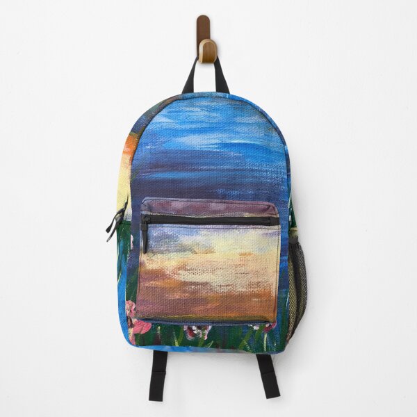 Item preview, Sunset Over The Pond - Cape May Point Acrylic Painting designed and sold by LindenTreeGifts.