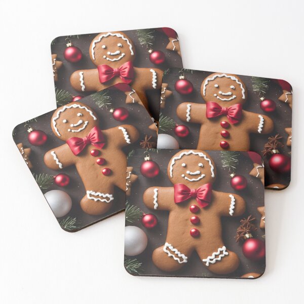 Item preview, Festive Gingerbread Man designed and sold by Geek-Girl-Art.