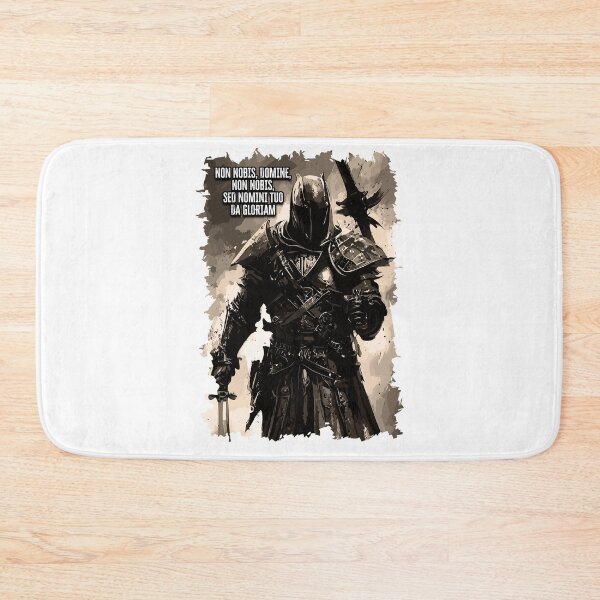 Item preview, Holy Order of the Knights Templar MOTTO Vintage Illustration Style Light Edition designed and sold by Naumovski.