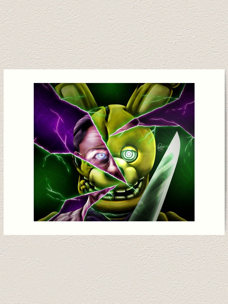 Five Nights at Freddy's - Springtrap Wall Poster with Push Pins