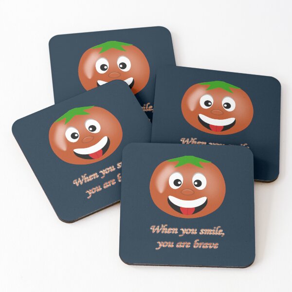 Item preview, smiling tomato designed and sold by NAGNE.