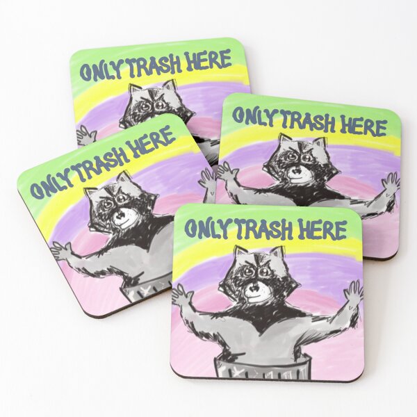 Item preview, ONLY TRASH HERE designed and sold by ThunderWitch.