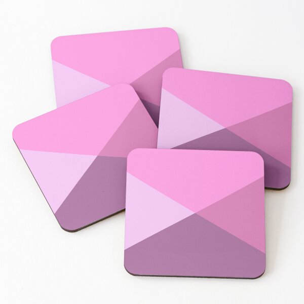 Item preview, Purple Pink Geometric Triangles Palette Pattern designed and sold by Jeallan Designs.