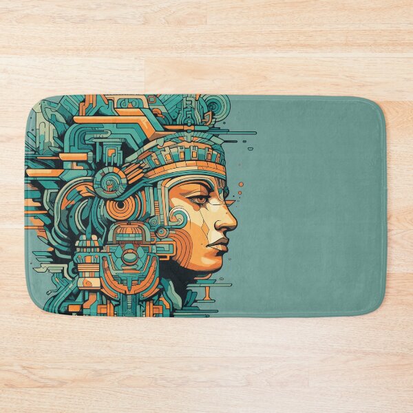Item preview, Aztec Queen in jade ornaments  designed and sold by Hisirdoux.