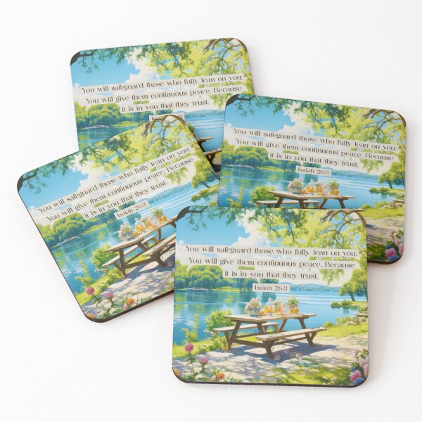 Item preview, Isaiah 26:3 designed and sold by Paper Bee Gift Shop.