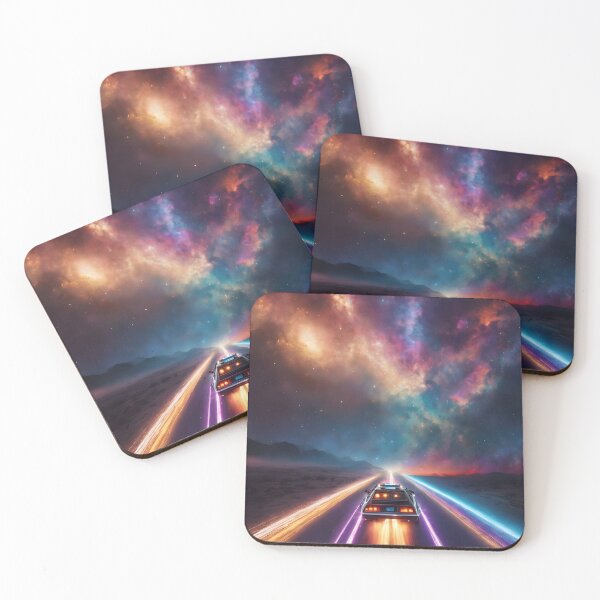 Item preview, Fast car, cosmic sky designed and sold by Geek-Girl-Art.