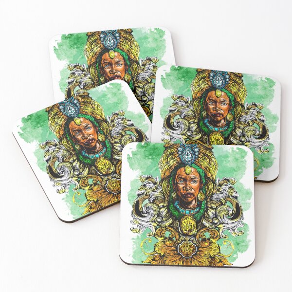 Item preview, Amina of the Sunset Moon (coloured) designed and sold by SeyeAkinbulumo.