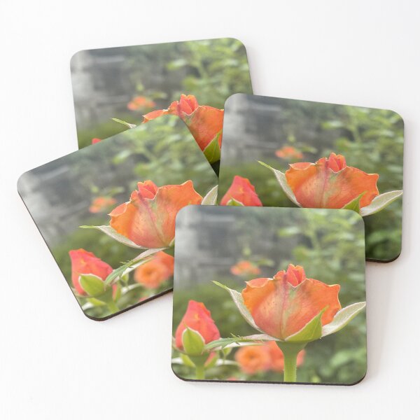 Item preview, Budding Rose in Orange designed and sold by Pisces-Pics.