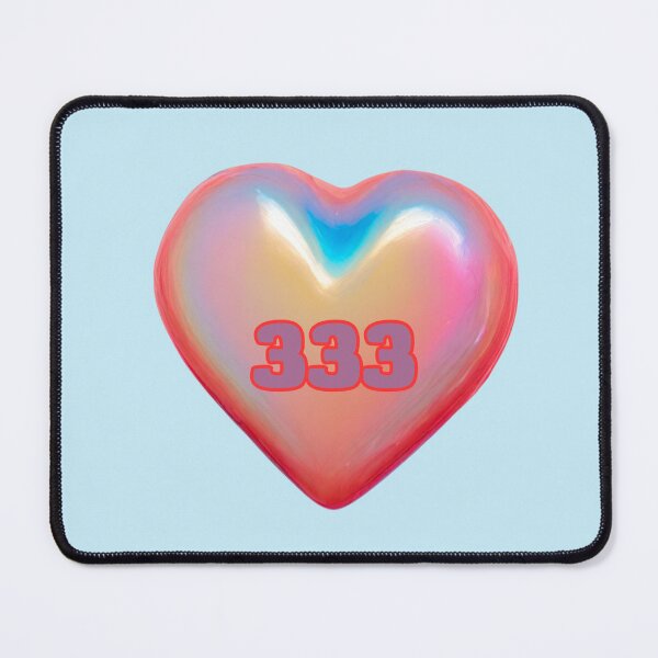 Aperçu de l'œuvre 333 NUMÉRO D'ANGE TURQUOISE Y2K créée et vendue par DiscoVibes.