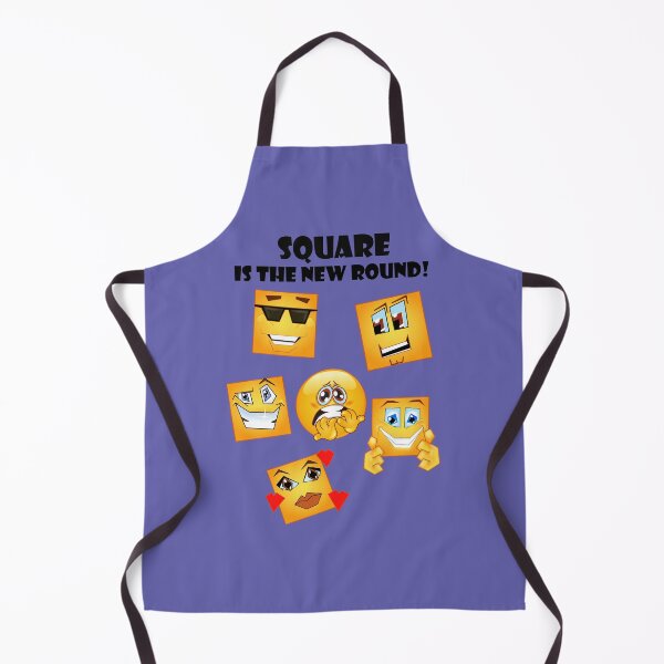 Item preview, SQUARE IS THE NEW ROUND, FUNNY EMOJI PARODY designed and sold by Danicus666.