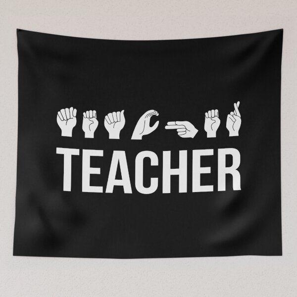 Item preview, ASL Teacher V designed and sold by Lemon Pepper.