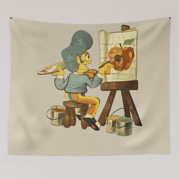 Item preview, Wally Darling Painting Art Distressed designed and sold by EremitaOfficial.
