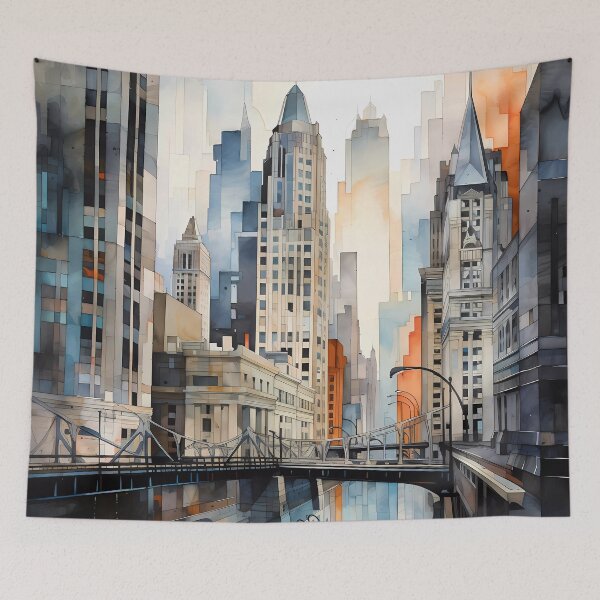 Item preview, "Looped in Fantasy" - Chicago's Abstract Echo designed and sold by edge-studios.