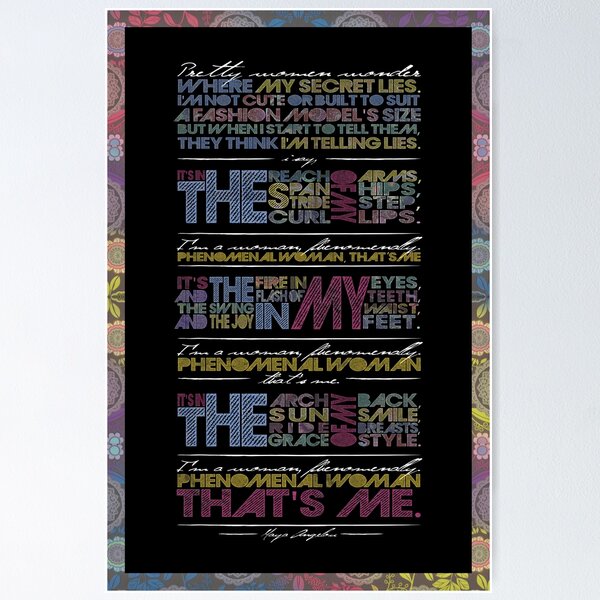 Item preview, Phenomenal Woman in color designed and sold by InsomniACK.