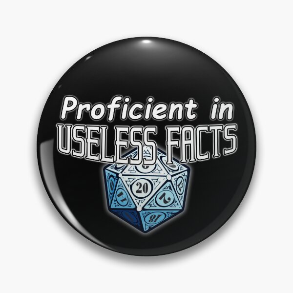 Item preview, Proficient in Useless Facts designed and sold by GammarayPrints.