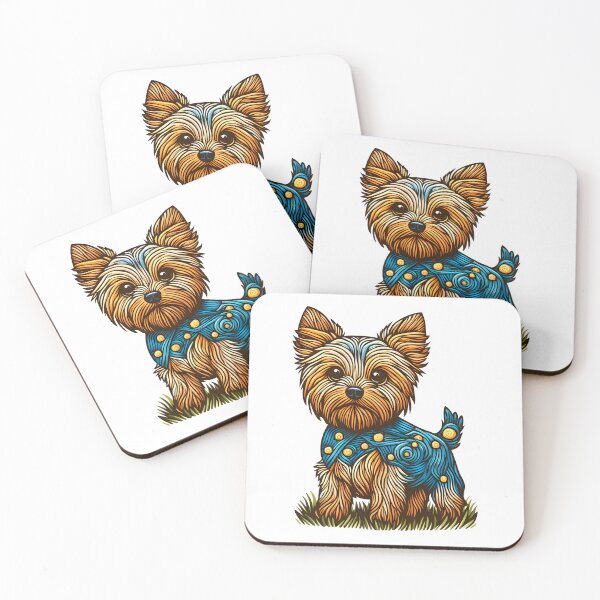 Item preview, Cute Dog Yorkshire Terrier designed and sold by ArisaHong.