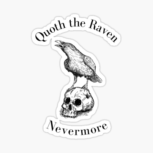 Item preview, The Raven Nevermore Edgar Allen Poe  designed and sold by knittybynatured.