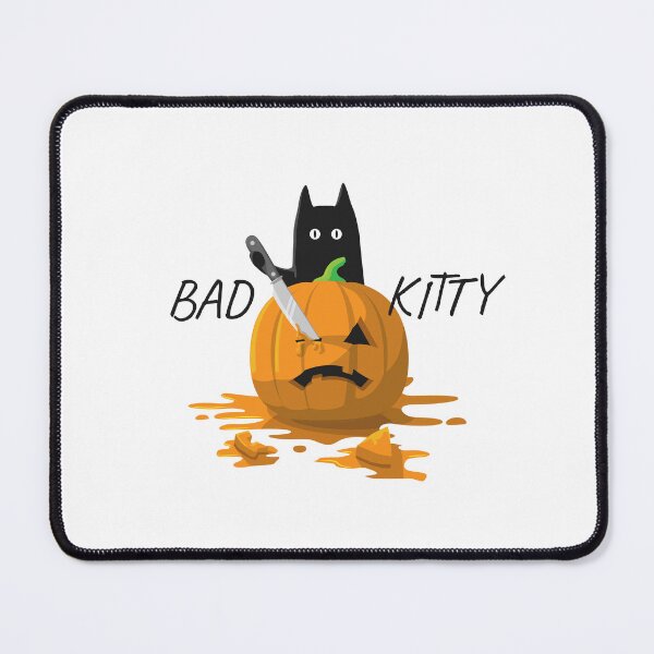 Item preview, Bad Kitty Halloween Pumpkin Cat Killer | White designed and sold by Teenker.