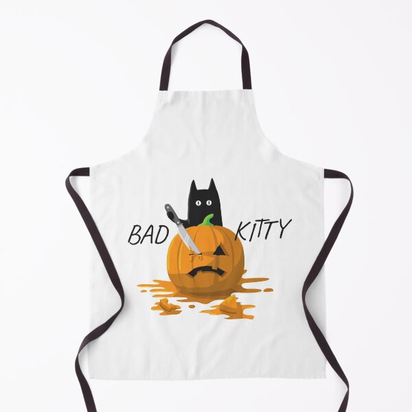 Item preview, Bad Kitty Halloween Pumpkin Cat Killer | White designed and sold by Teenker.