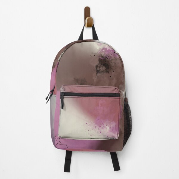 Item preview, Esmeralda - Coral Red Violet White Brown Abstract designed and sold by Joey Santiago.