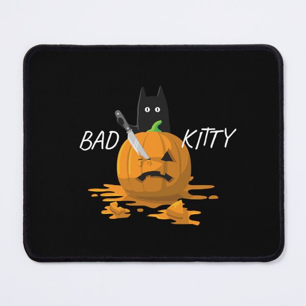 Item preview, Bad Kitty Halloween Pumpkin Cat Killer | Black designed and sold by Teenker.