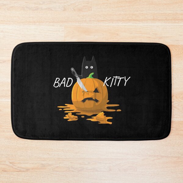 Item preview, Bad Kitty Halloween Pumpkin Cat Killer | Black designed and sold by Teenker.