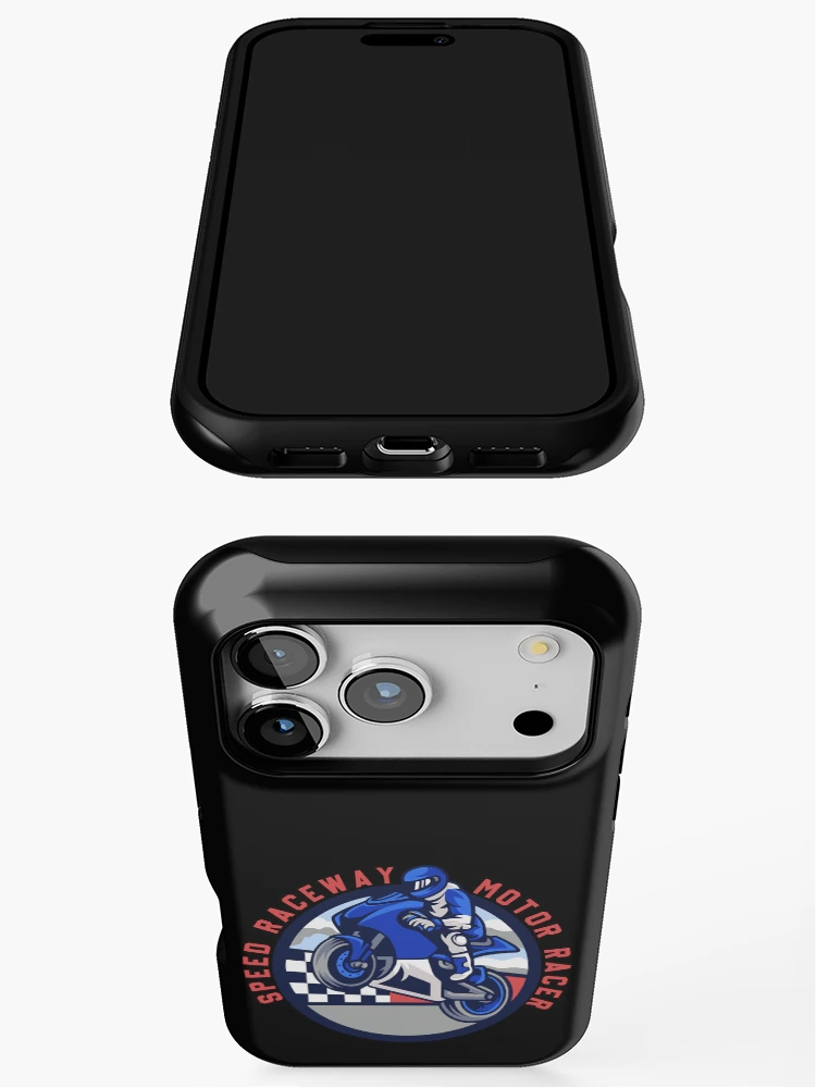 Thumbnail 3 of 4, iPhone Case, Speed Raceway Motor Racer designed and sold by EmiAndMike.