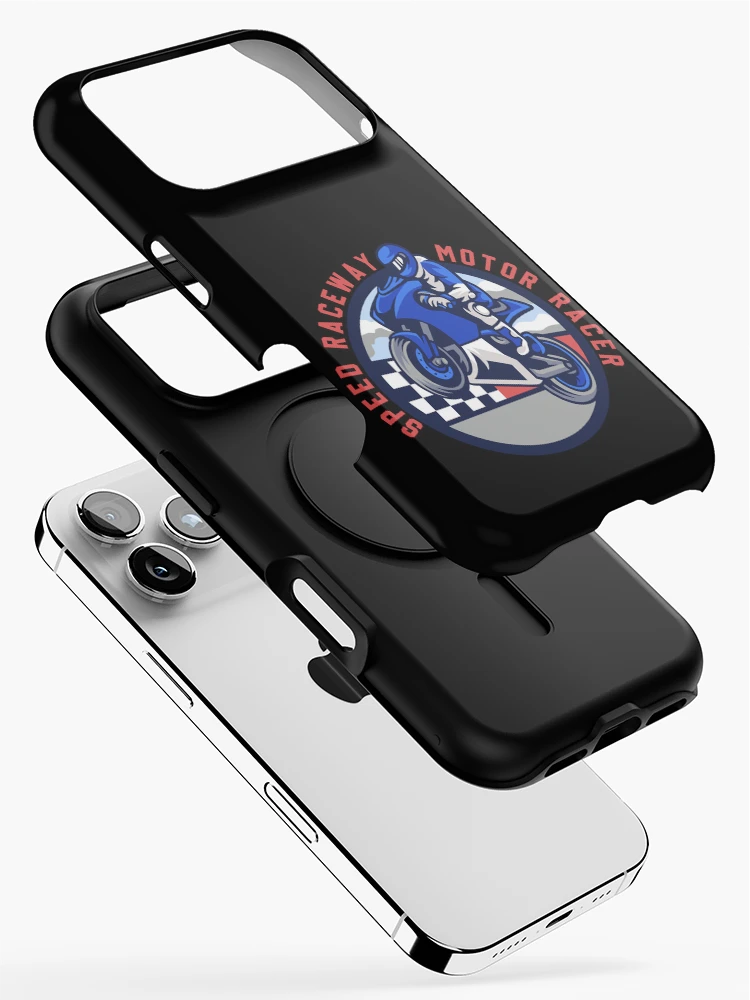 Thumbnail 2 of 4, iPhone Case, Speed Raceway Motor Racer designed and sold by EmiAndMike.