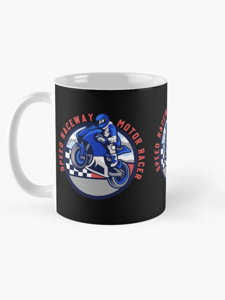 Thumbnail 5 of 6, Coffee Mug, Speed Raceway Motor Racer designed and sold by EmiAndMike.