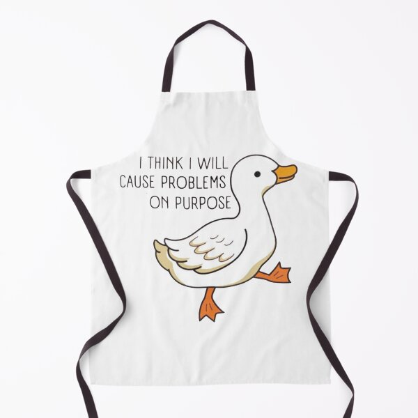 Item preview, I Think I Will Cause Problems On Purpose Funny Goose Honk Bonk Meme designed and sold by Jesticker.