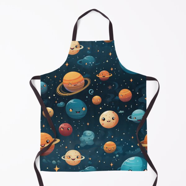 Item preview, Kawaii Planets & Stars: Dark Sky-Blue Emotions designed and sold by YYWDesigns.